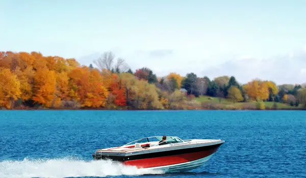 A boat on the water